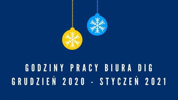 Godziny pracy biura grudzień 2020 - styczeń 2021