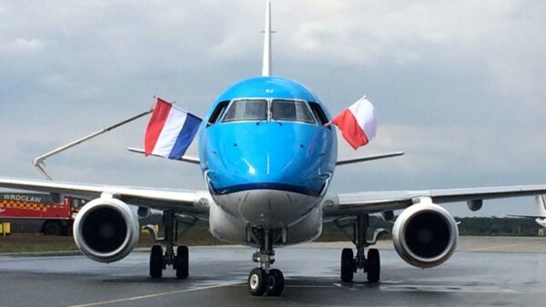 5 lat lotów KLM z Wrocławia do Amsterdamu