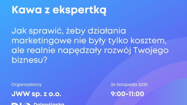 Kawa z ekspertką: Jak sprawić, żeby działania marketingowe nie były tylko kosztem, ale realnie napędzały rozwój Twojego biznesu?