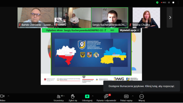 Współpraca gospodarcza między Obwodem Dnipropietrowskim a Dolnym Śląskiem